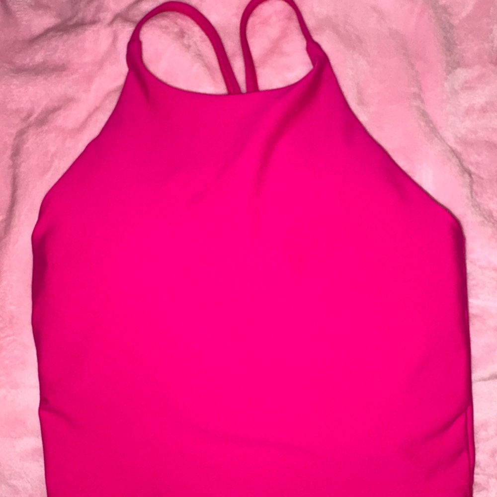 Vibrant Pink Halter Top
